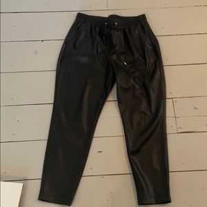 Pleather pants